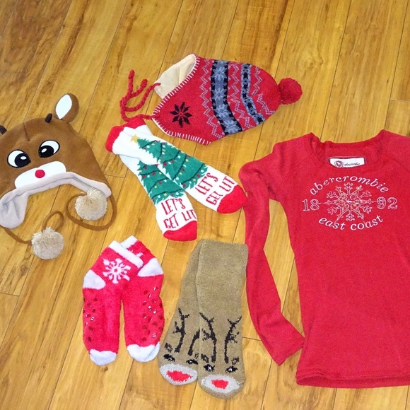 abercrombie kids Other - Abercrombie Kids Christmas winter Outfit M 7 8